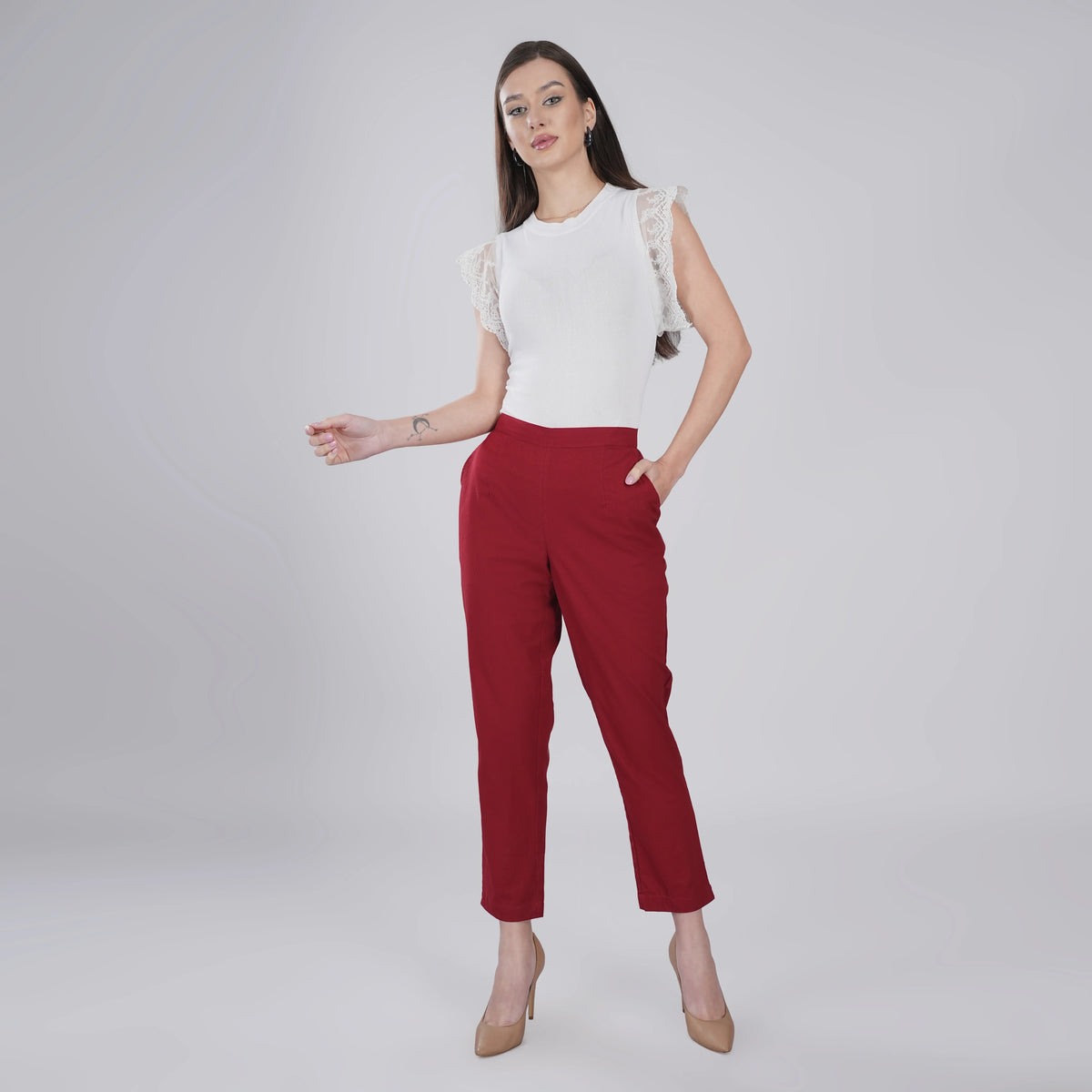 Clothier Regular Fit Cotton Pant ⭐⭐⭐⭐⭐ (9214)