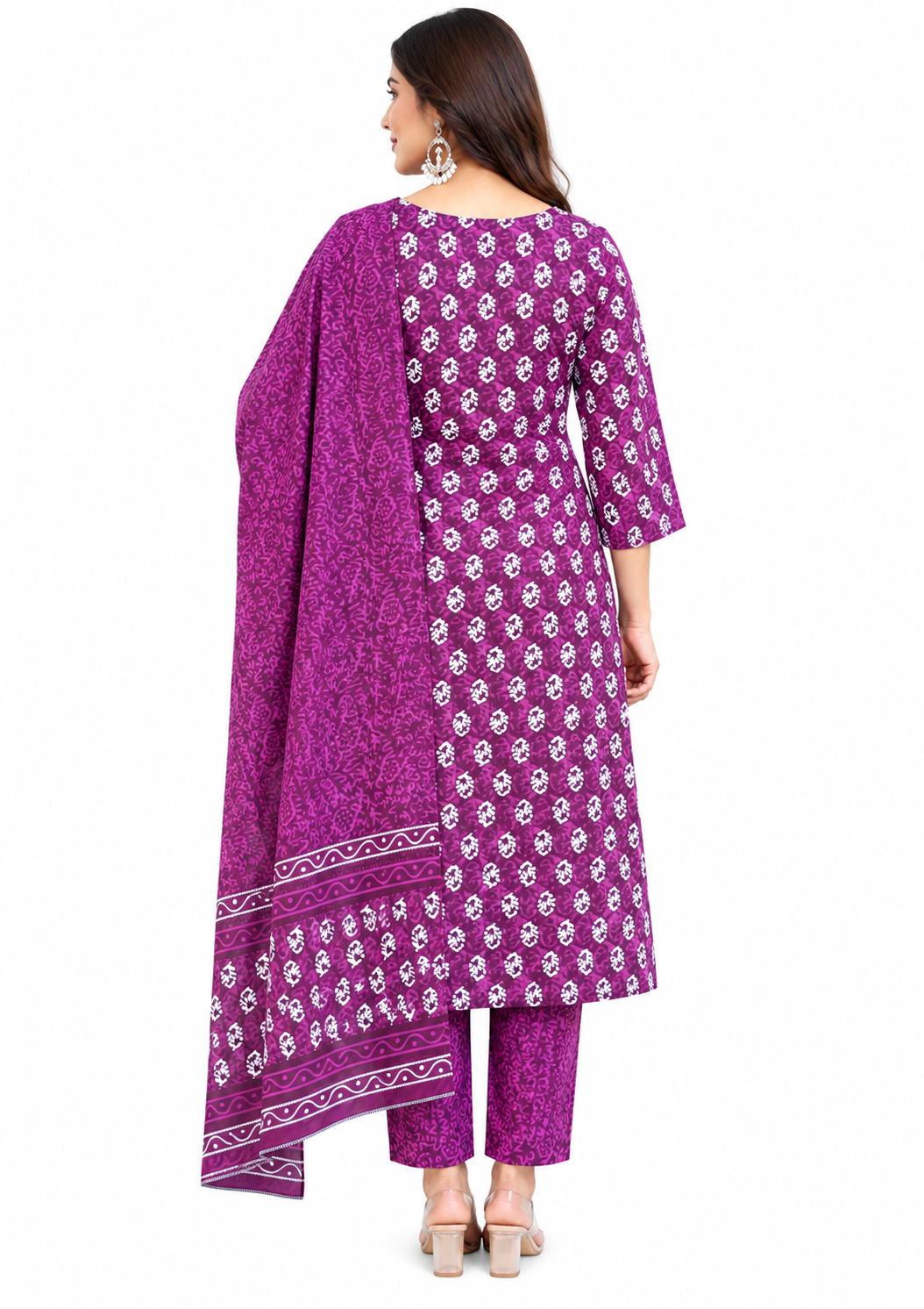 Women's Straight Kurta Set with Dupatta